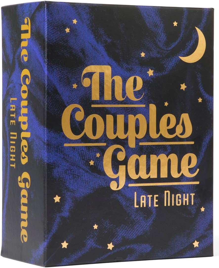 DSS Games The Couples Game Late Night [Fun Adult Card Game for Date Nights | Romantic Couples Gift for Him or Her | 150 Questions for 2 Players | Perfect for Anniversary, Engagement