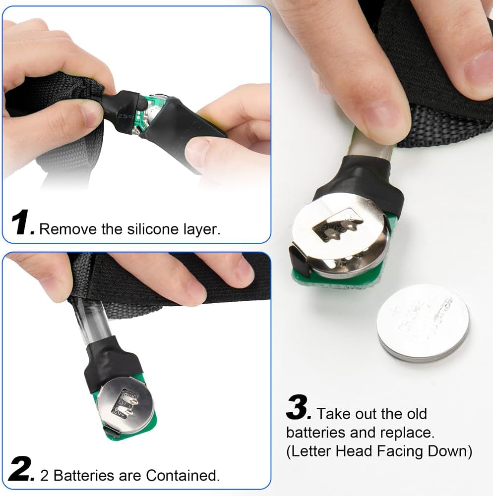 Ainiv Light Up Neckties Bowties Suspenders LED Party Supplies Glow in the Dark Adjustable for Women and Men Parties