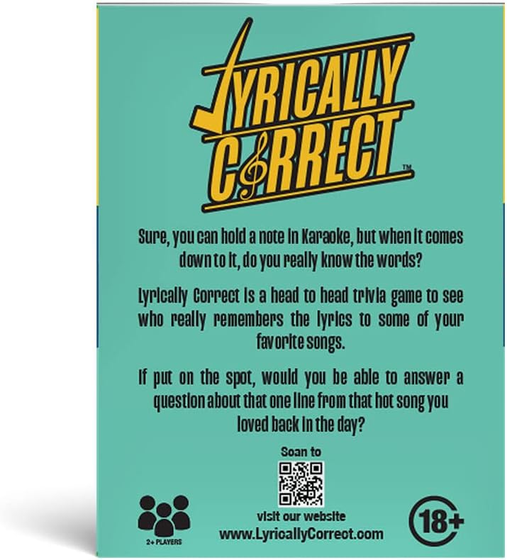 Lyrically Correct '90s R&B Expansion Pack - Music Trivia Card Game Add-On
