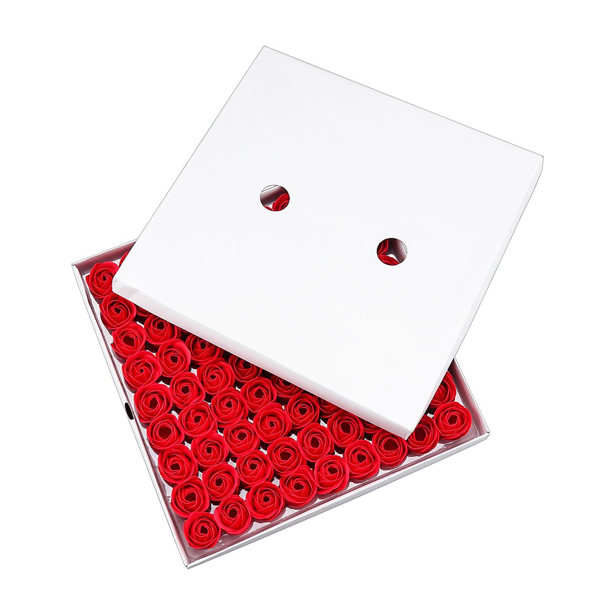 Weiye 81PCS Rose Flower Soap - Flora Scented, Plant Essential Oil, for Special Occasions