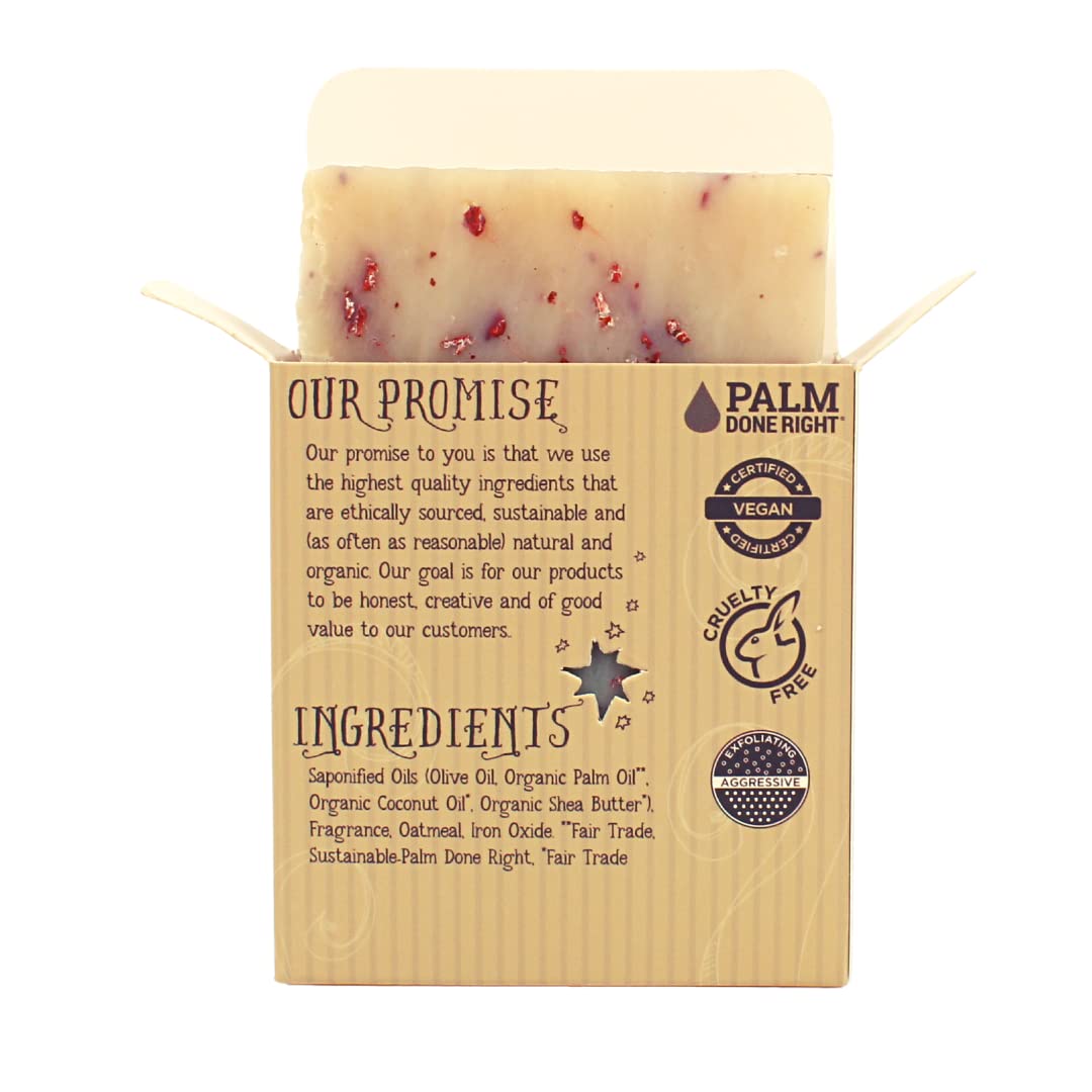 Natural Wildflowers Bar Soap - Gentle Cleansing for Sensitive Skin, Floral - 3 Pack