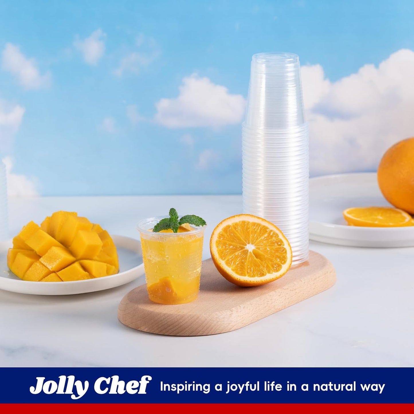 JOLLY CHEF 𝟏𝟐𝟎𝟎 𝐏𝐚𝐜𝐤 3 oz Clear Plastic Cups, Disposable Mouthwash Cups for Any Occasion, Small Bathroom Cold Party Drinking Tumblers for Tasting, Drinking and Party