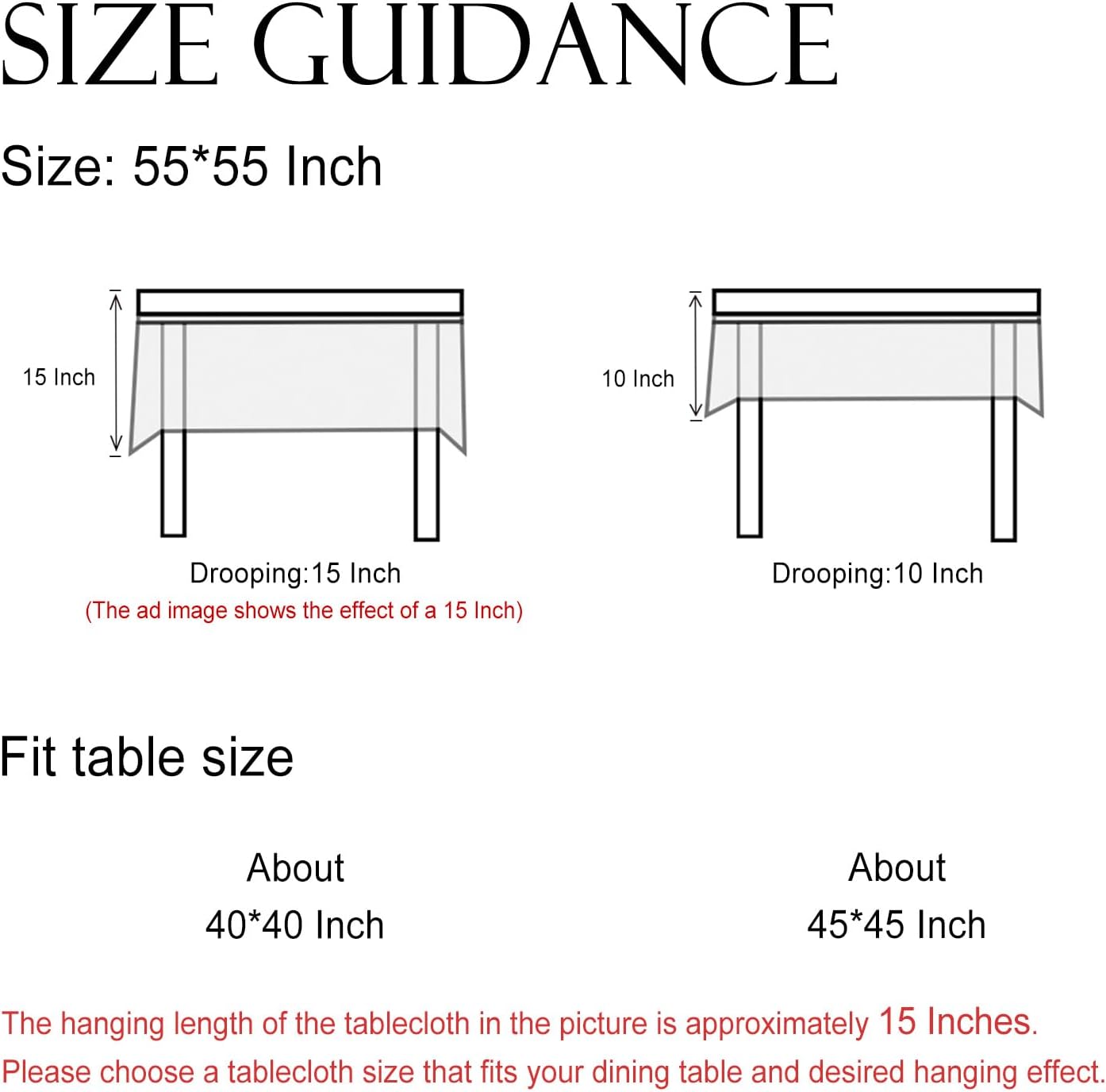 ISAENNE Designer Linen Elegant Small Square Tablecloth,Colorful Floral Bohemian Table Cloth,Wrinkle Resistant Decor Tablecloths for Dining Thanksgiving Kitchen Christmas,55"*55"-Floralsea A