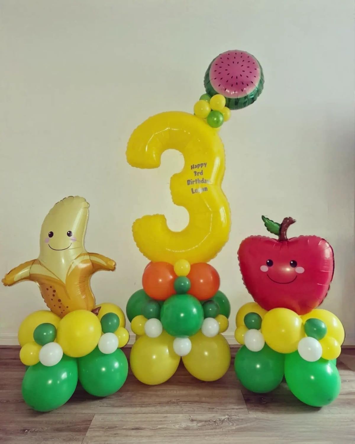 10 Pack Gaint Apples Balloons 18 Inch Cute Apples Balloons for Fruit Back to Shool Theme Birthday Party Decorations Supplies