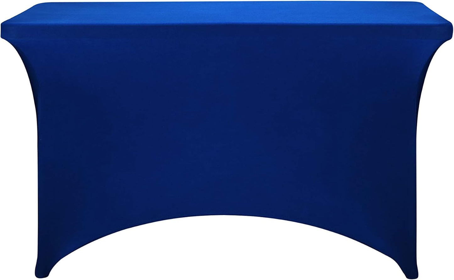 LZY Spandex Fitted Stretch Table Cover for 4ft or 6ft or 8ft Folding Table, Rectangular Cocktail Tablecloth, Perfect for Party or Banquet