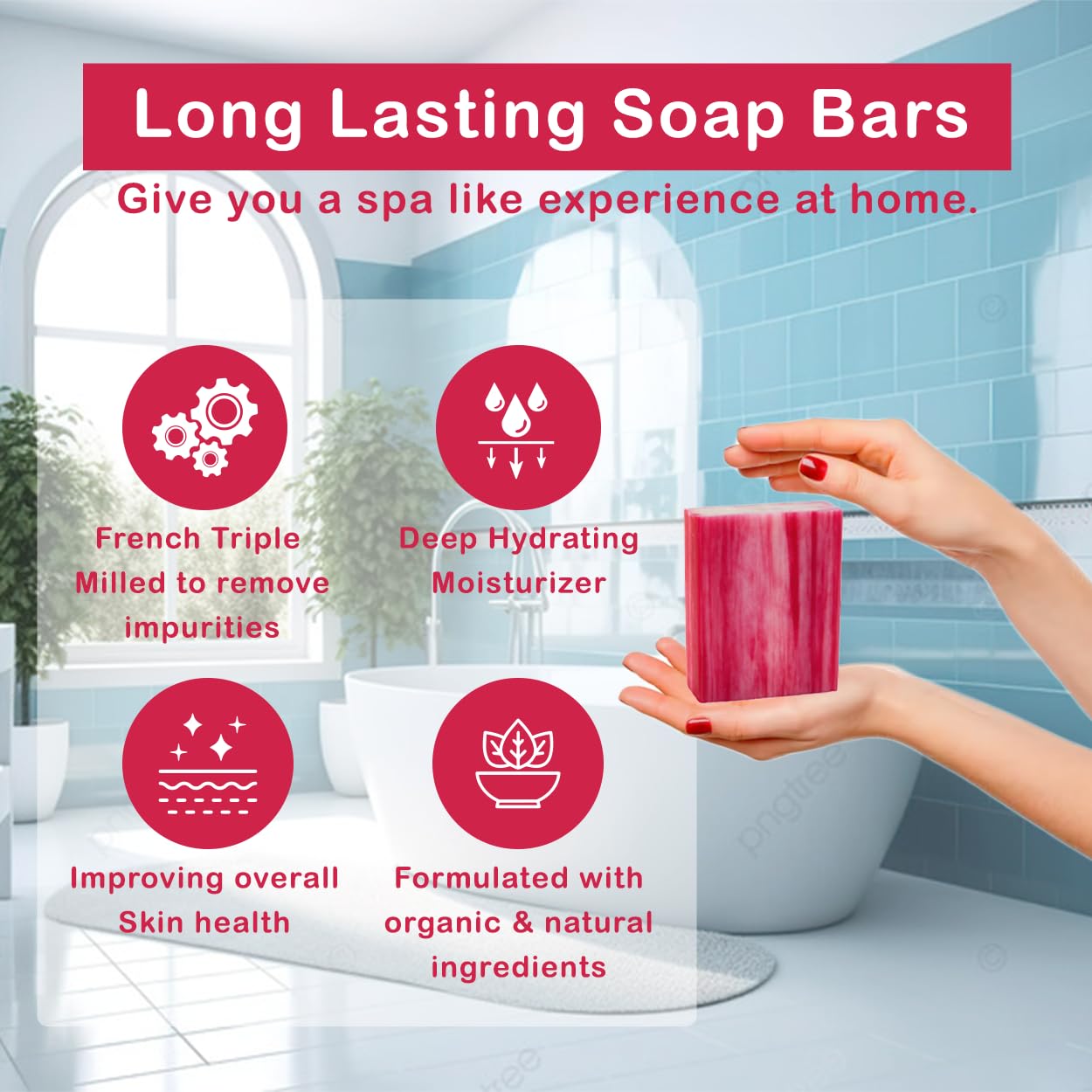 Simple Scents Australia Goats Milk and Berries Scented Natural Soap Bars (12 Bars), 3.5oz Moisturizing French Triple Milled Soap Bars Enriched with Shea Butter - Pure Plant Oil Bath & Body Bars