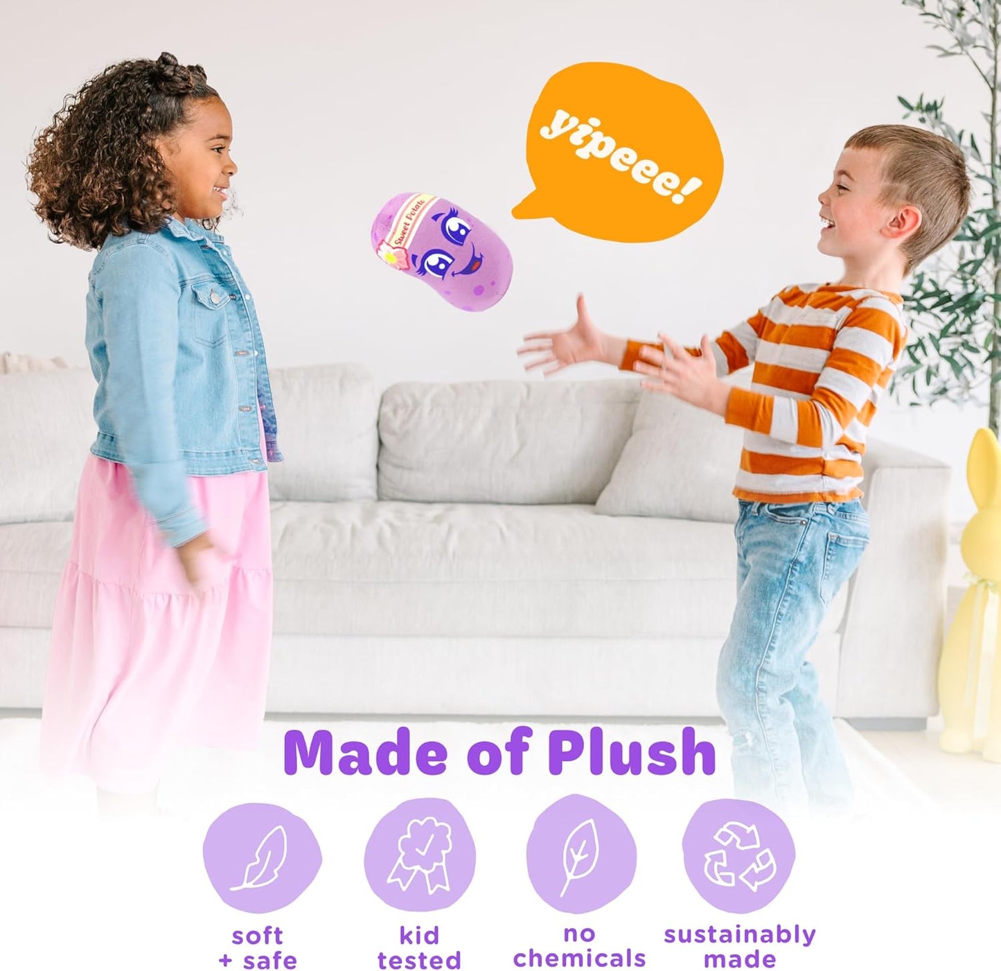 Move2Play, Pass The Potato, Hilariously Wild and Fun Active Play Game | Gift for Kids & Toddlers | Boys & Girls Ages 3, 4-8+ | Indoor/Outdoor Toy| Summer & Camping Fun