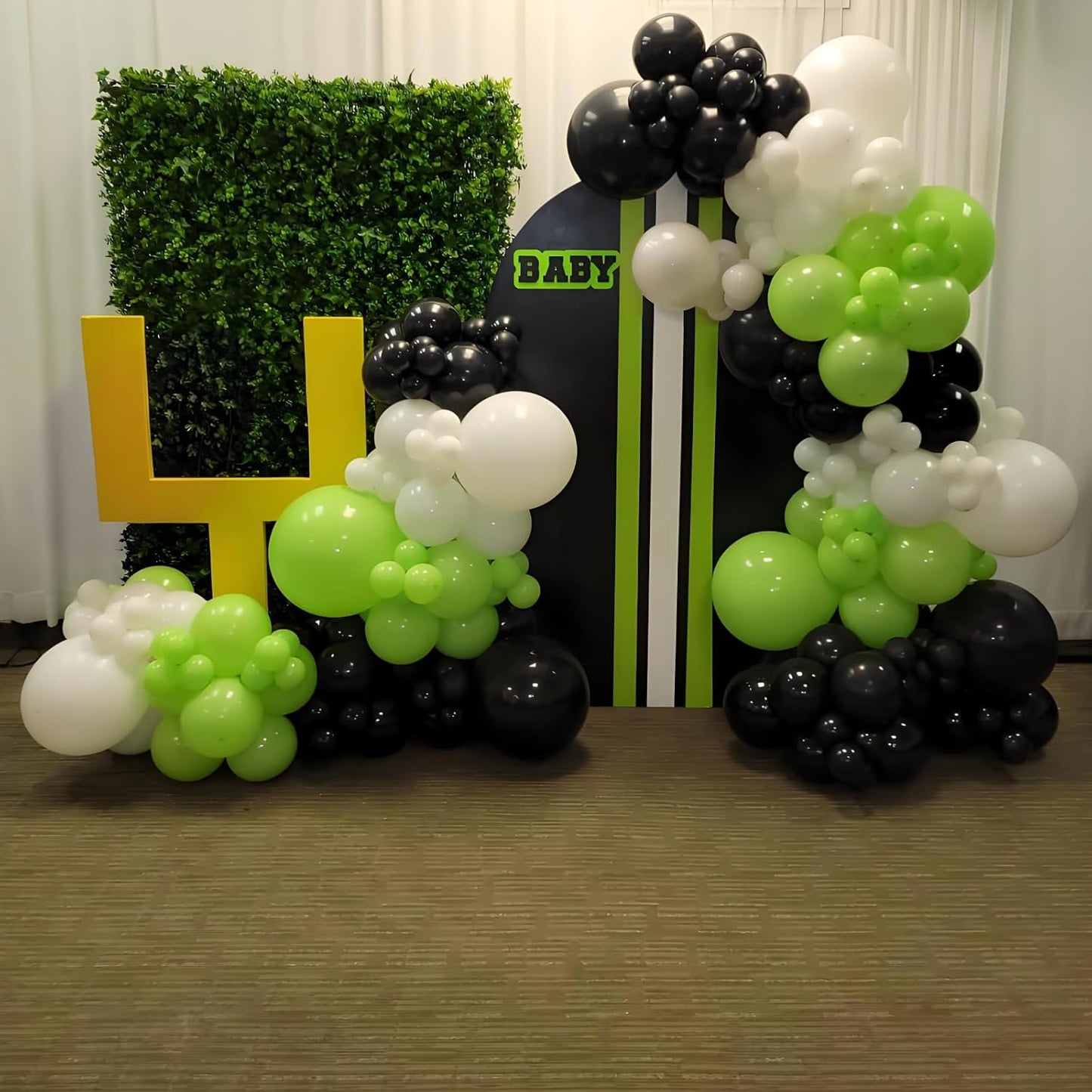 Lime Green Balloons, 150 pcs Different Sizes Pack of 18 Inch 12 Inch 10 Inch 5 Inch Yellowish Green Balloons for Balloon Garland Balloon Arch as Birthday Party Wedding Decorations