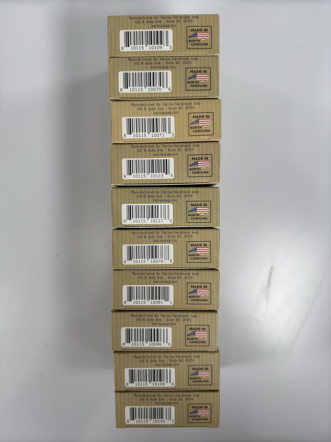 Natural Floral Variety Bar Soap - Gentle Cleansing for Sensitive Skin, Floral - 10 Pack