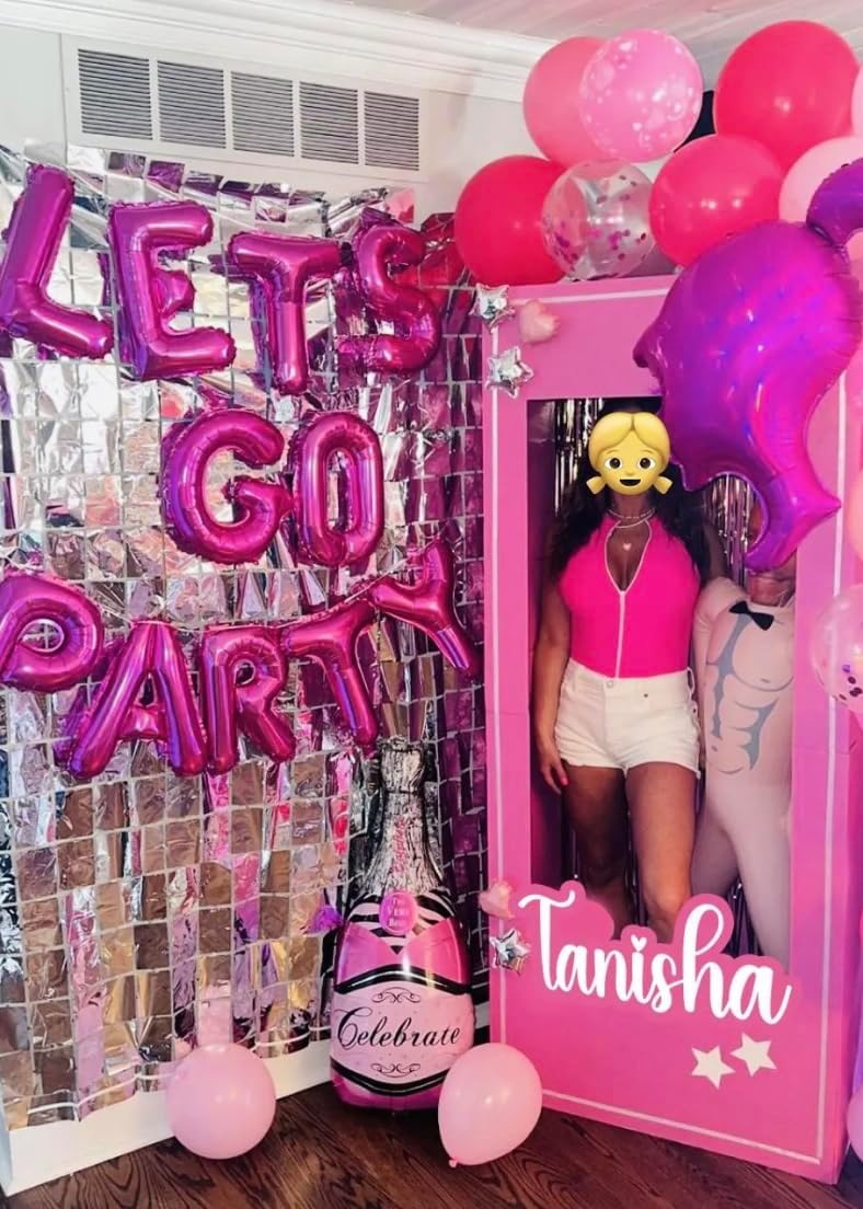 Life Size 3ft, 4ft, 5ft, 6ft and 6.6ft Tall Stand-in Cardboard Doll Photo Booth for Doll Princess Party Decorations Girls Birthday Party Decor Photoshoot, Life Size (6ft Tall (72 inches))