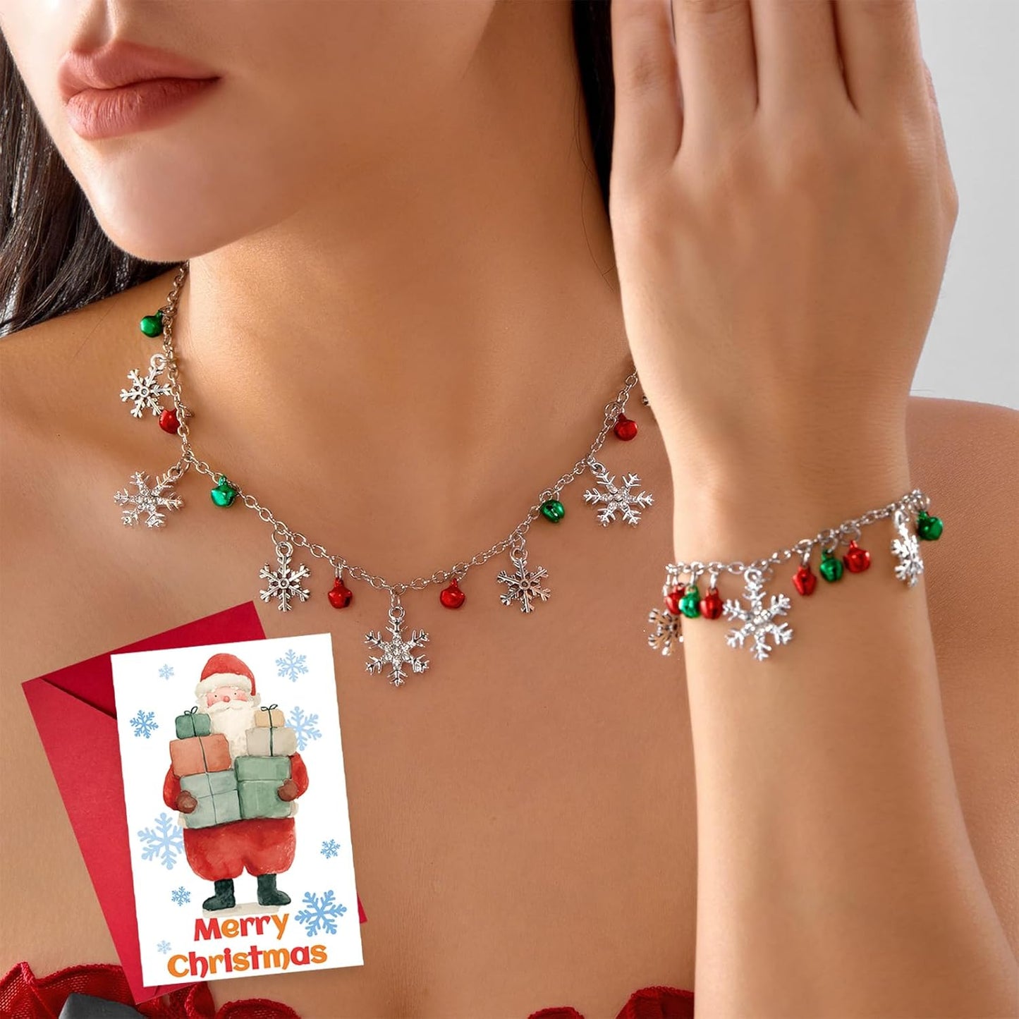 Jewelry Set for Women, Pearl Necklace Dangle Earrings Set Allergy Free Wedding Party Jewelry for Bridal Bridesmaid