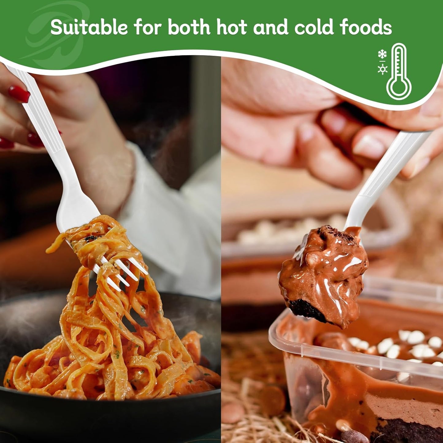 Plastic Spoons 1000 Count Extra Heavy Duty Disposable Soup Spoon White Silverware Plastic Spoons Disposable Bulk Cutlery for Home Party Picnic