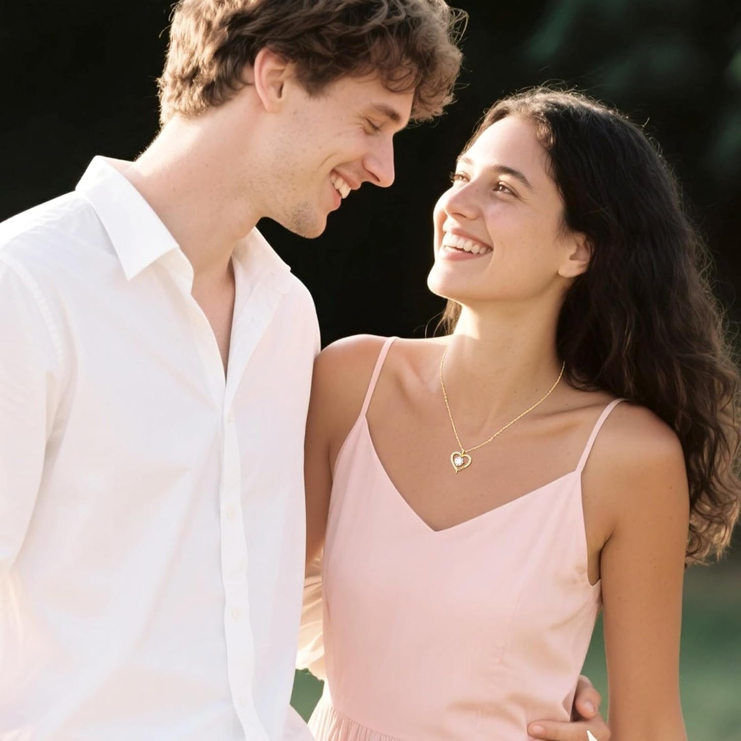 Moissanite Heart Necklaces for Women, Gifts for Wife, 1-3 Carat Moissanite 925 Sterling Silver Love Jewelry, Birthday Wedding Anniversary Christmas Engagements Gifts for Wife Women Her Girlfriend Mom