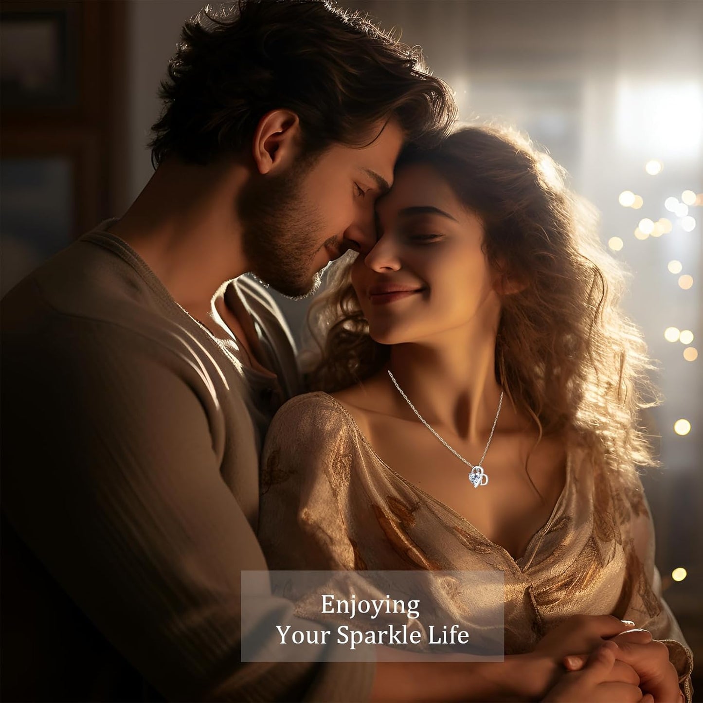 ForeverLove Heart Necklaces for Women, 4-2 Carats Heartshap Moissanite, Silver Pendant Jewelry, Anniversary Birthday Gifts for Wife, Girlfriend, Daughter, Mom