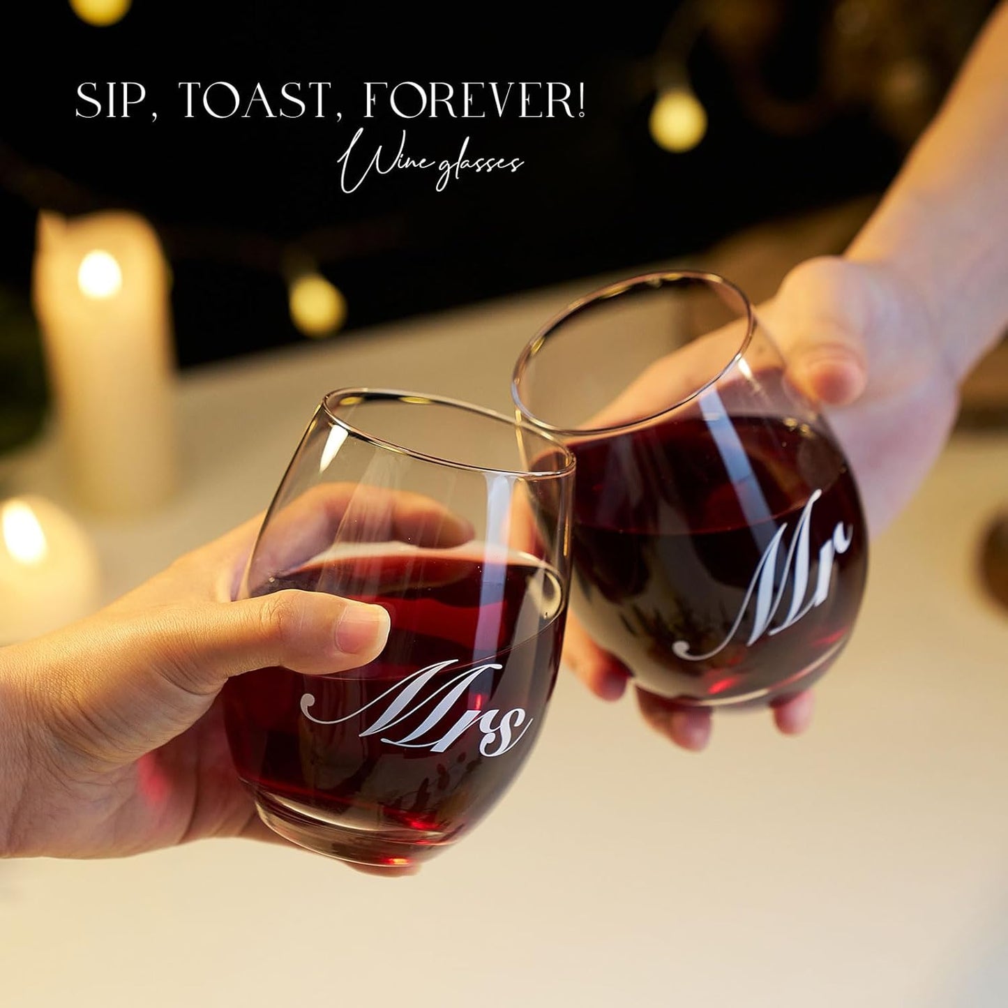 AW BRIDAL Wedding Gifts Bridal Shower Gifts Engagement Gift for Couples 2025, Mr and Mrs Wine Glasses for Bride Groom, Anniversary Bachelorette Gift for Bride Newlyweds