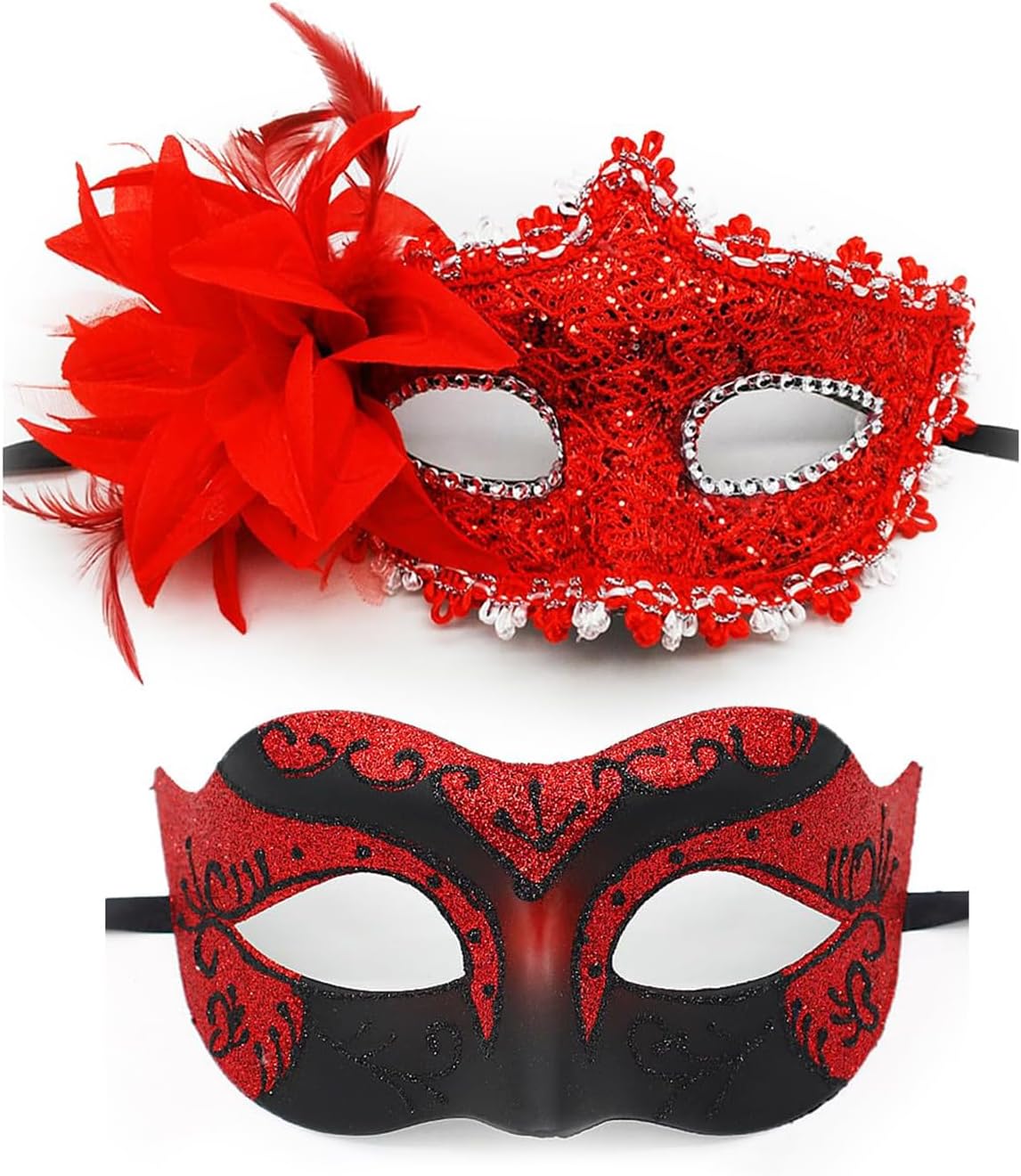 Masquerade Mask for Women Men Couple Venetian Masks Vintage Mask for Halloween Costume Mardi Gras Party Ball Prom