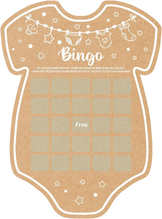 Baby Shower Games, Bingo Cards, Set of 30, Baby Shower Decorations, Ice Breaker Game, Ages 18+