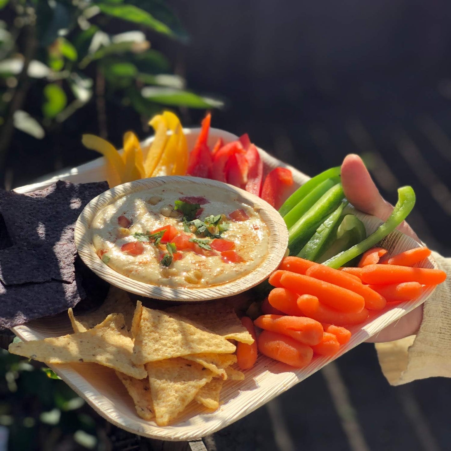 Raj Disposable Palm Leaf Bowls (50 Count, 5" Bowls) Strong Bowl Like Bamboo Party Bowl - Decorative Compostable Tableware for Lunch, Dinner, Birthday, Outdoor, BBQ, Picnic, Parties