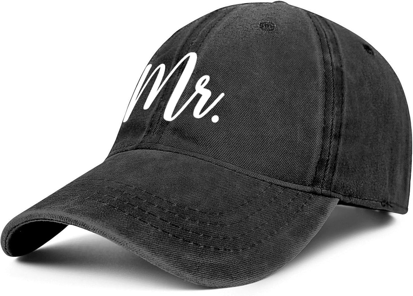 Mrs Bride Hat Bridal Shower Gifts Wedding Mr Couple Gift Cap Black