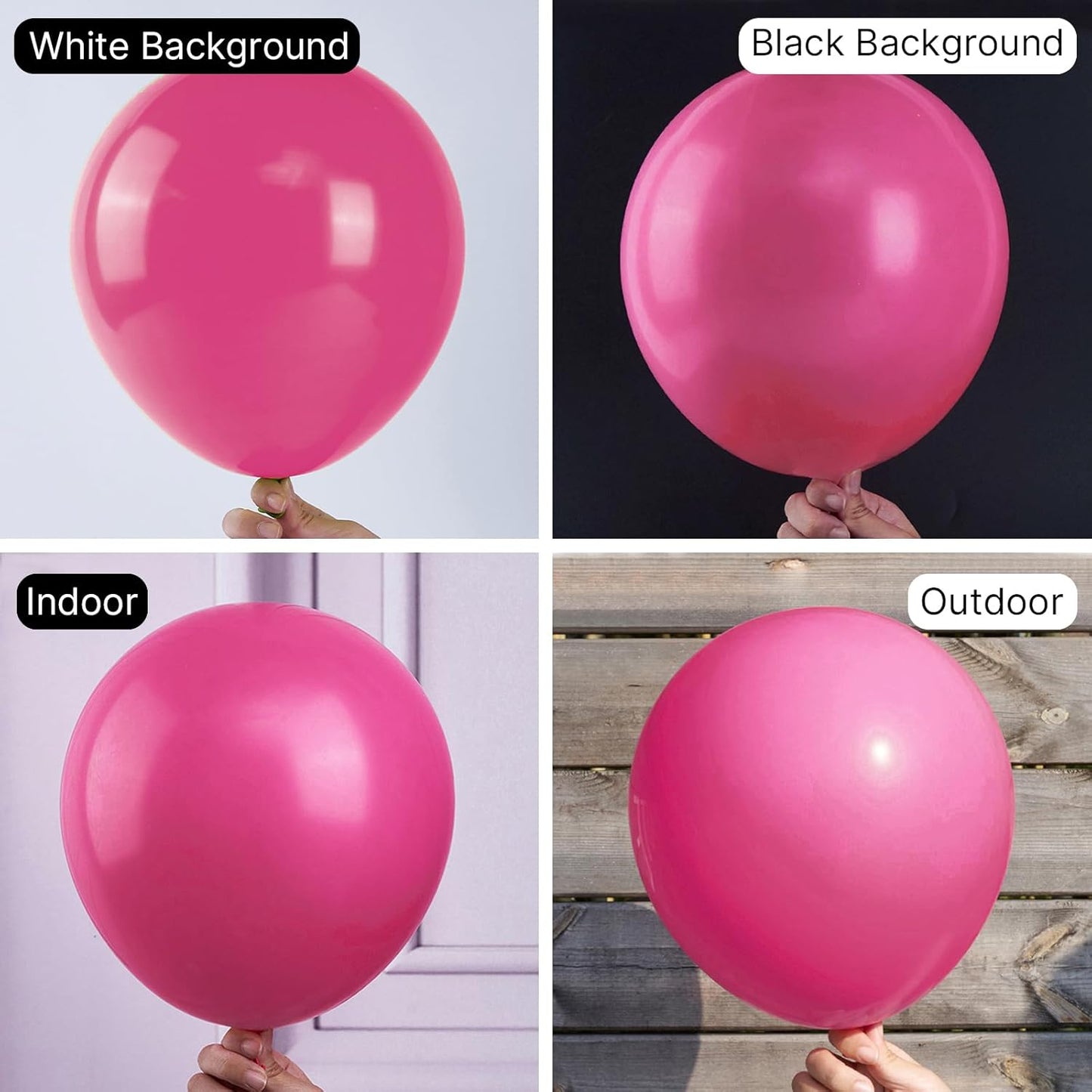 PartyWoo Hot Pink Balloons 50pcs 12 Inch Magenta Fuchsia Balloons for Baby Shower Gender Reveal Engagement Bachelorette Wedding Bridal Shower Anniversary Birthday Party Decorations Pink-Y12