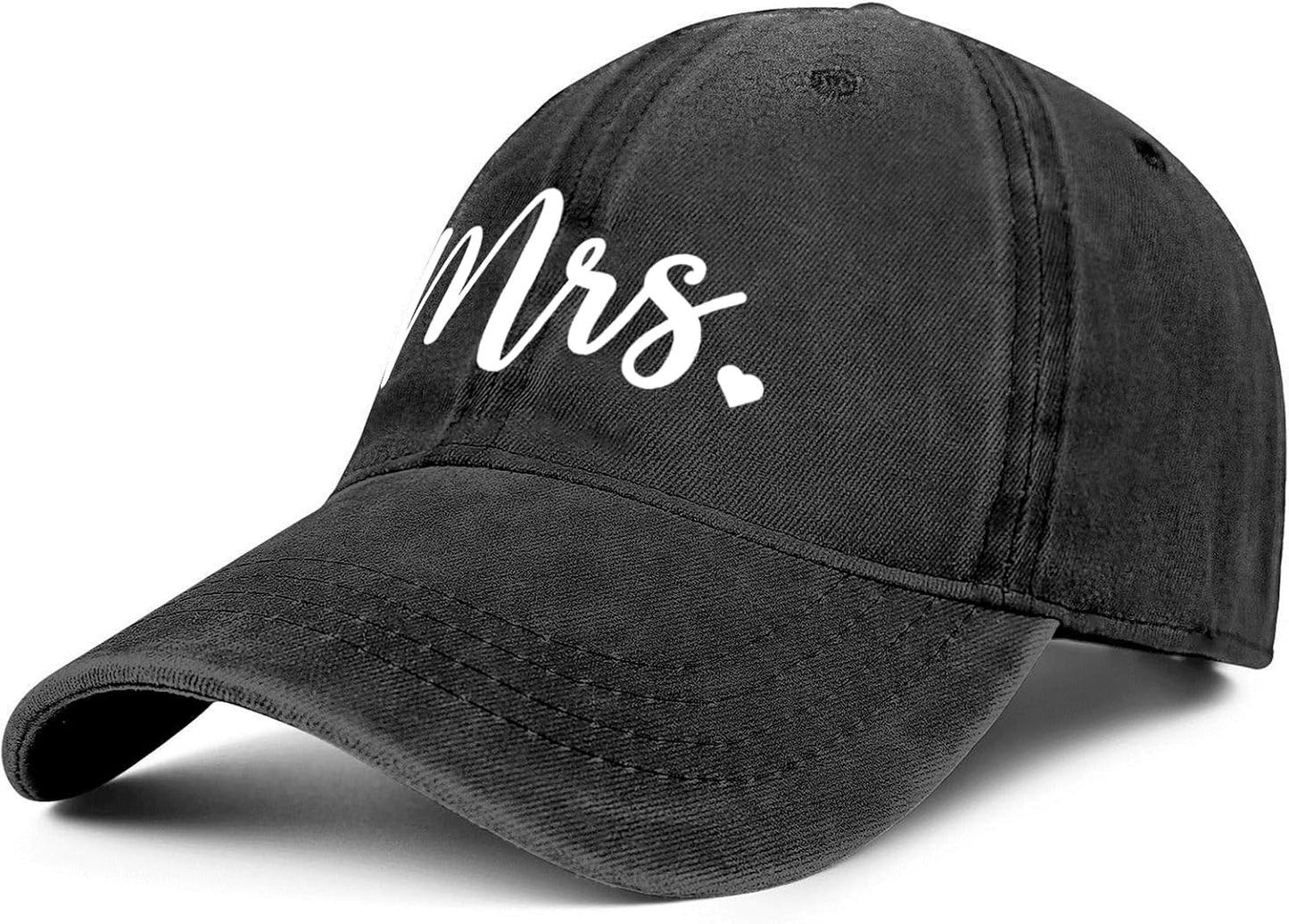 Mrs Bride Hat Bridal Shower Gifts Wedding Mr Couple Gift Cap Black