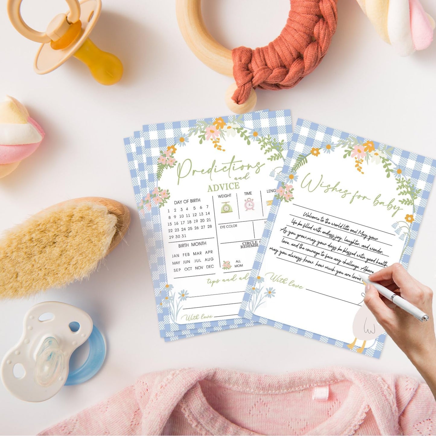 Silly Goose Baby Shower Games, Baby Predictions & Advice Cards for Baby Shower Game Activity, Silly Goose Wishes Cards, Advice for New Parents to Be, Baby Party Wishes Games Cards for Guest 30 Pack