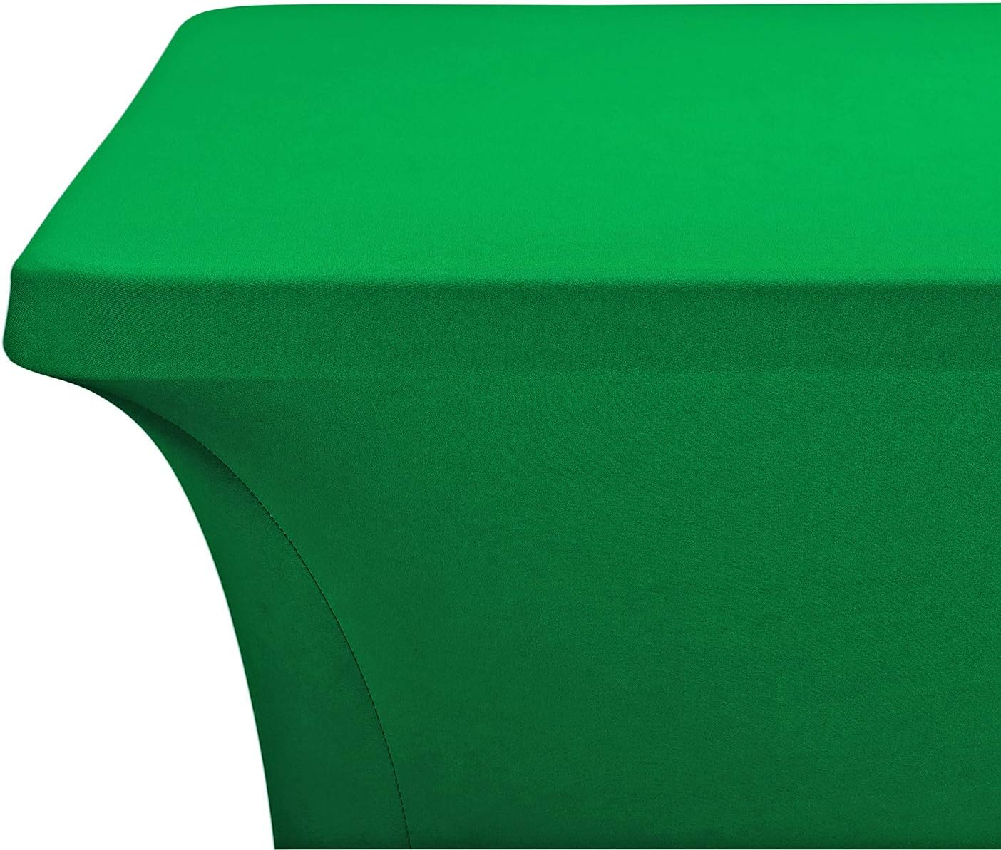 LZY Spandex Fitted Stretch Table Cover for 4ft or 6ft or 8ft Folding Table, Rectangular Cocktail Tablecloth, Perfect for Party or Banquet