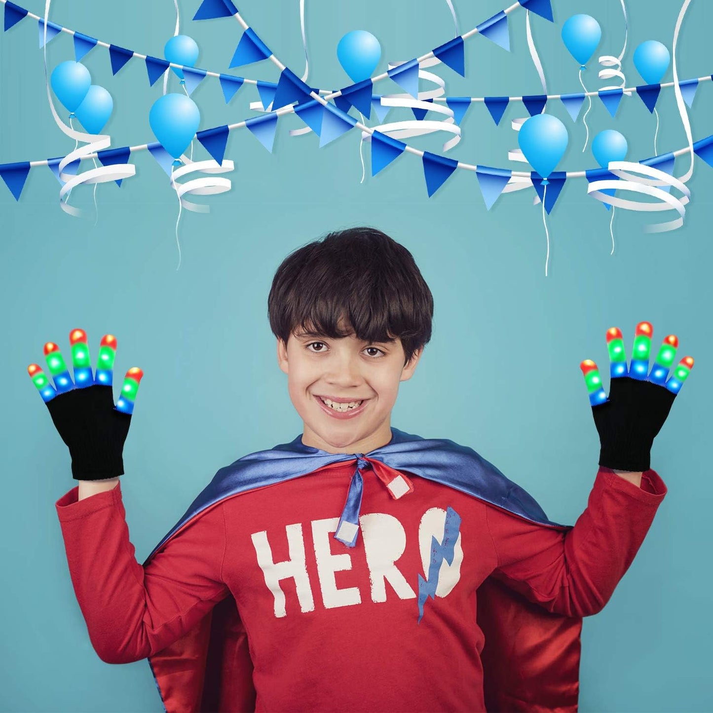 Children LED Finger Light Gloves Cool Fun Toys for Kids - Gifts for Kids