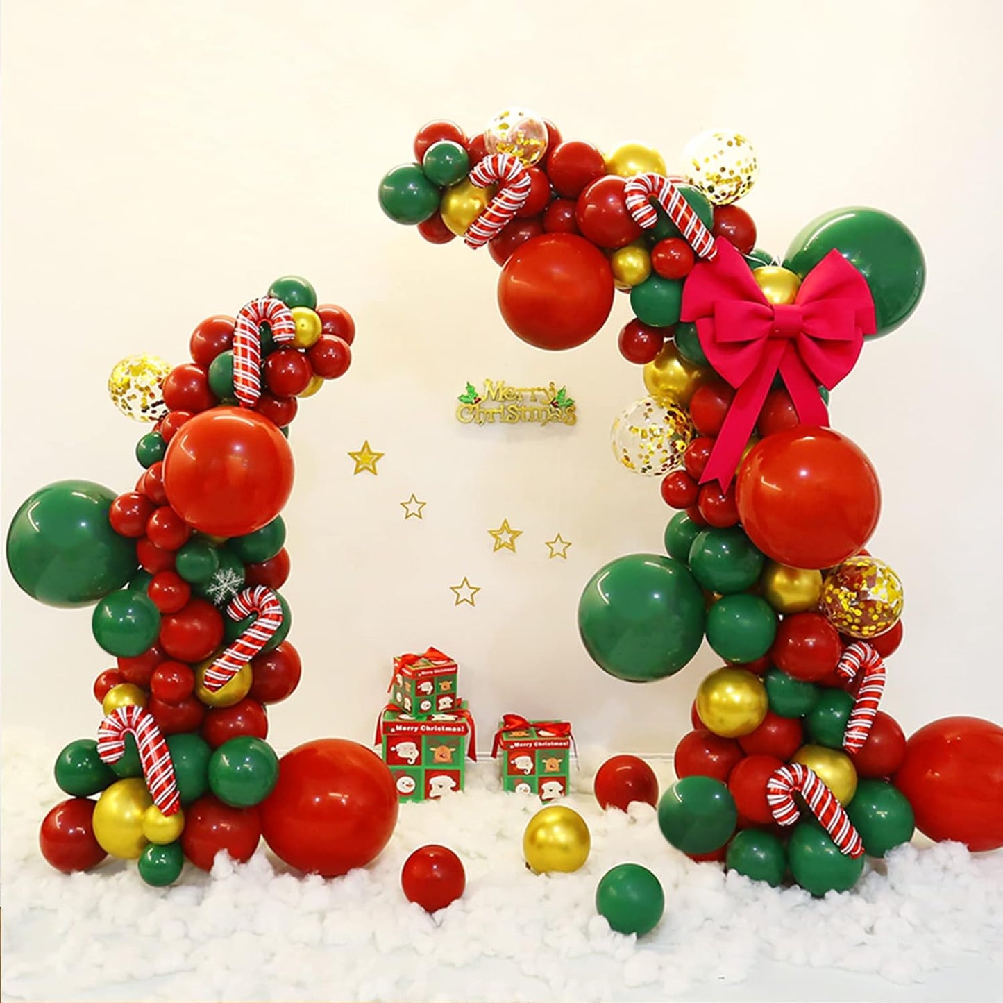 CANREVEL Red Balloons - 100pcs 5/10/12/18 Inch Latex Balloons Garland Arch Kit for Christmas Birthday Party Wedding Valentines Day Baby Shower Party Decoration