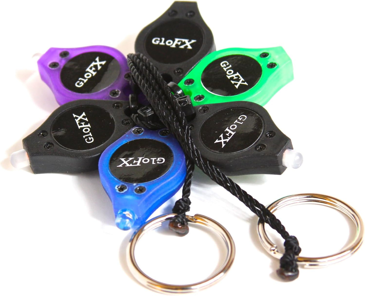 GloFX 6 Led Spinning Orbit: Pure Bliss Multicolor Pattern - Flow Rave Toy