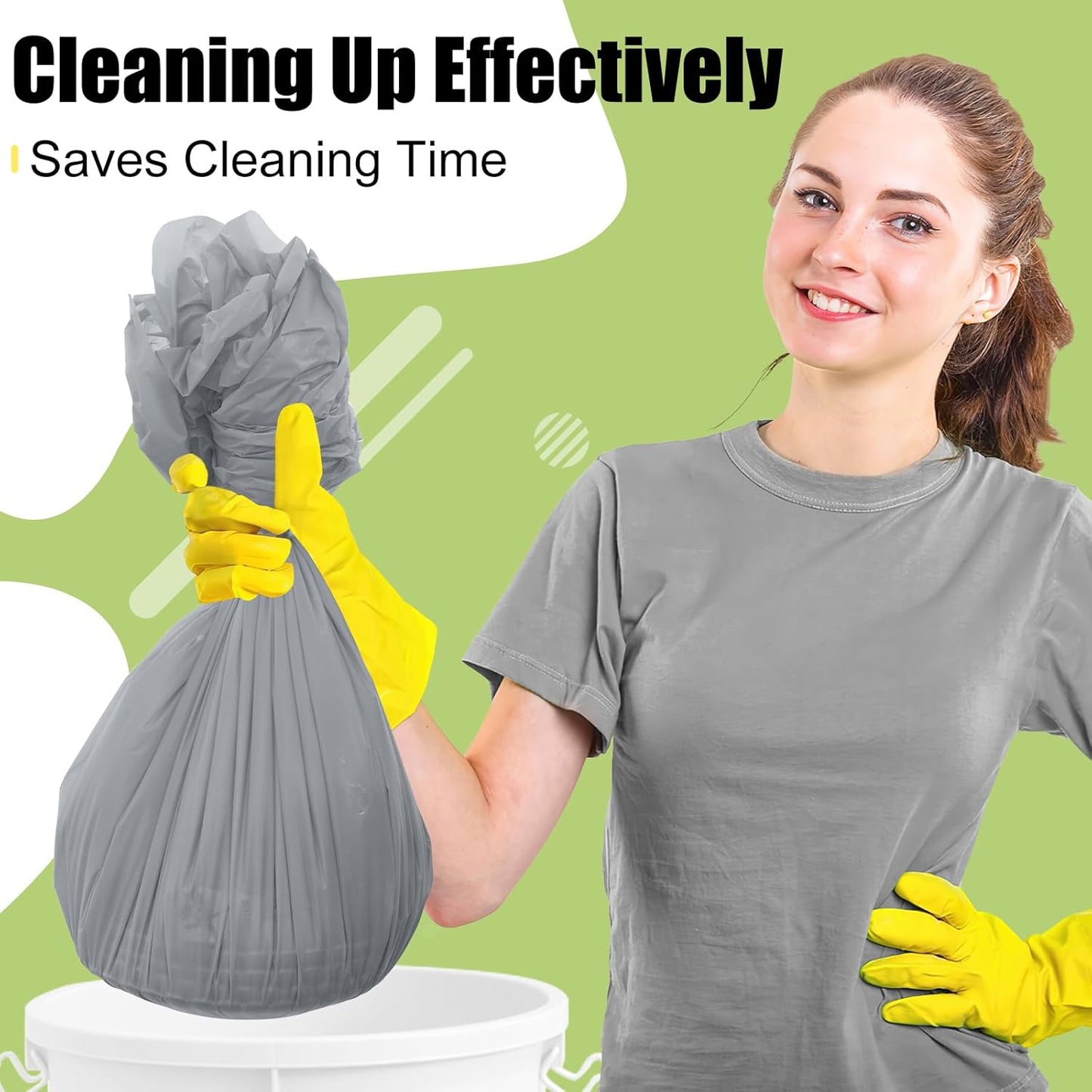 Smiry 54 Inch x 300 Feet Disposable Table Cover Roll, Grey Plastic Table Cloth in Cut-to-Size Box with Slide Cutter, Waterproof Rectangle Tablecloths for Weddings, Banquets, Outdoor