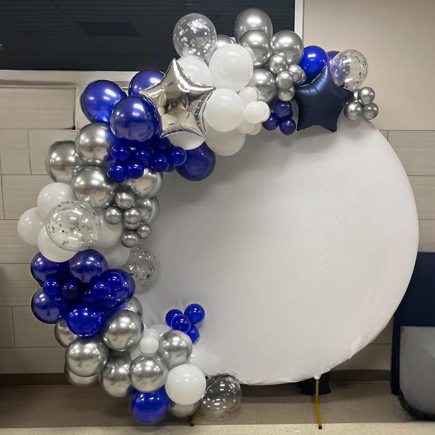 Royal Blue Balloons, 150 pcs Different Sizes Pack of 18 Inch 12 Inch 10 Inch 5 Inch Dark Blue Matte Balloons for Balloon Garland Balloon Arch as Birthday Party Wedding Decorations