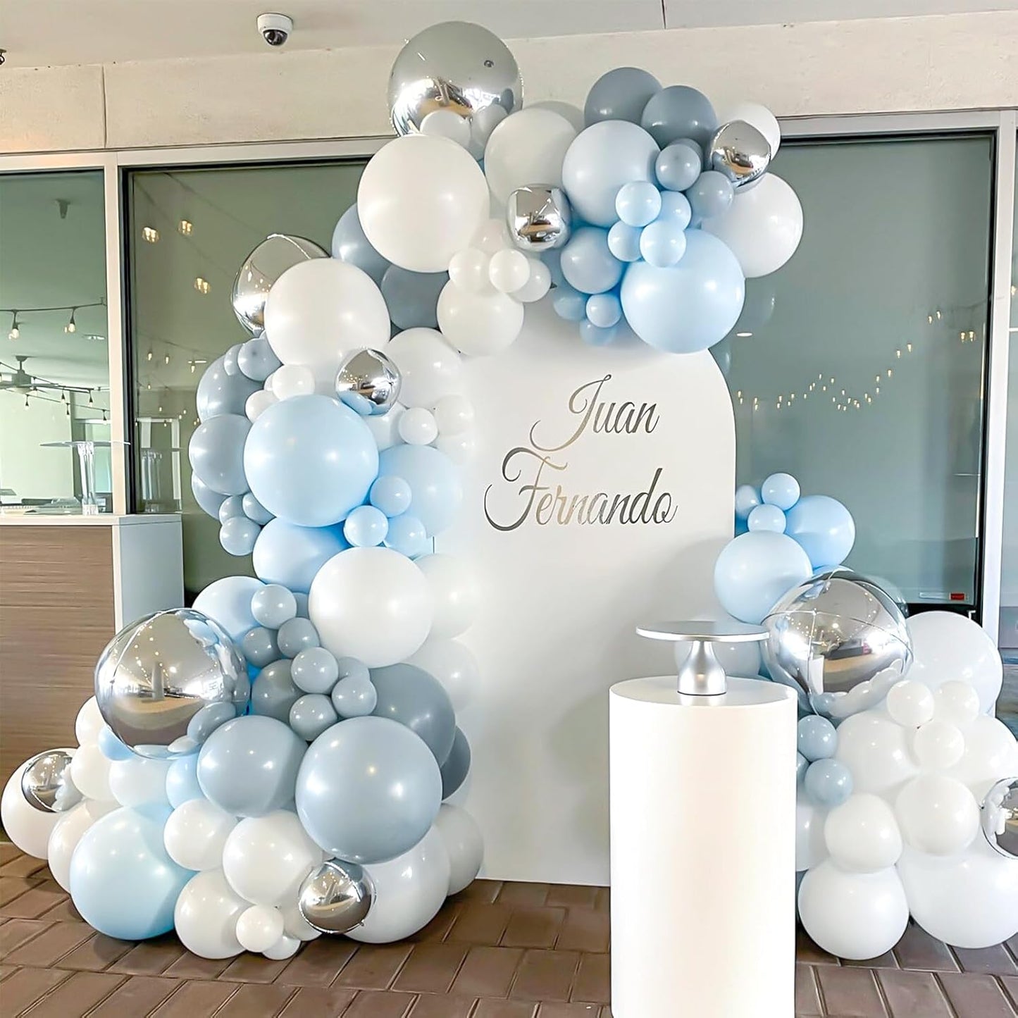 RUBFAC 120pcs 12 Inches White Latex Balloons, Matte White Ballons for Birthday Baby Shower Engagement Bridal Shower Party Wedding Party Supplies Garland Arch Decoration