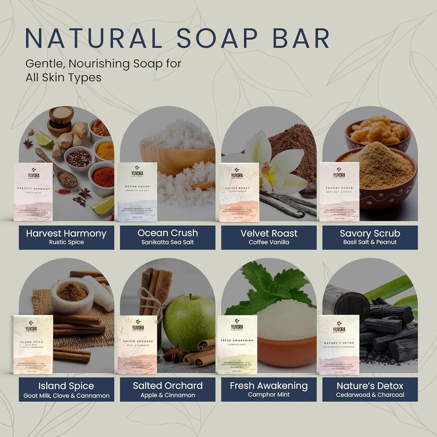 4 Pcs Men Natural Handmade Body Soaps 5 OZ Pack Set Rugged Essence Long lasting Luxurious Scents with Natural Ingredients Fragrance – Sulfate & Paraben Free, Vegan Soaps