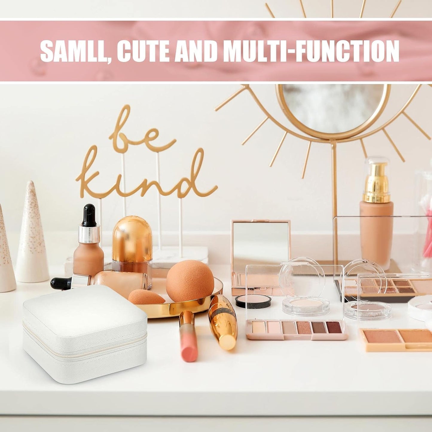 Taiyin 12 Pcs Travel Jewelry Case Bridesmaid Gift Boxes Bulk Travel Jewelry Case Small Jewels Organizer Mini Accessories Ornaments Storage for Women Girls Wedding Bridesmaids Gifts