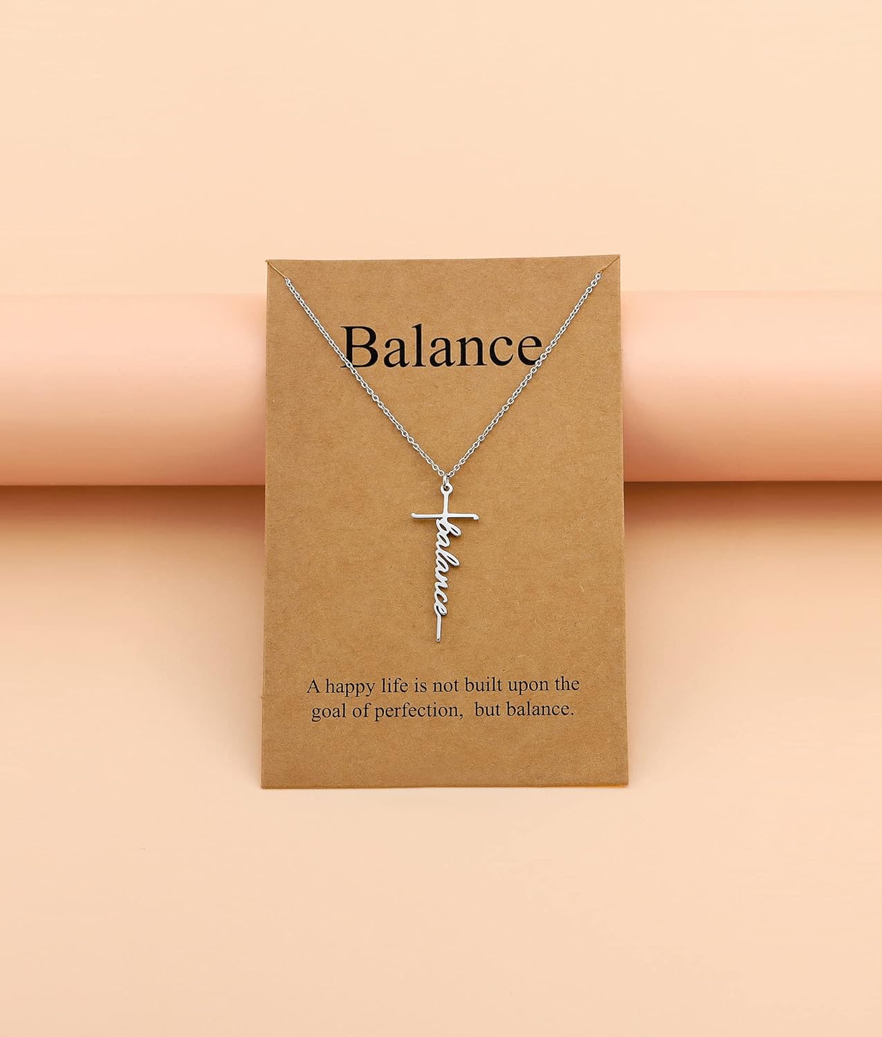 Lcherry Faith Cross Pendant Necklace for Women Religious Christian Jewelry Mother's Day Gifts for Women