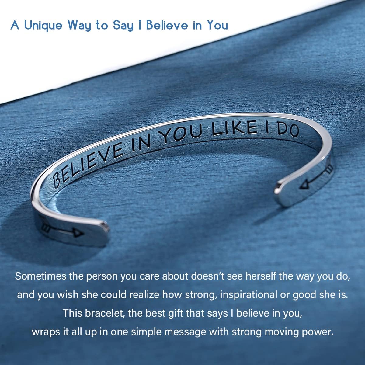 SAM & LORI Personal Bracelets for Teens/Women-Inspirational Jewelry Gifts (Various Designs) for Daughter/Sister/Mom/Friends-Adjustable Bracelet in a Pretty Gift Box