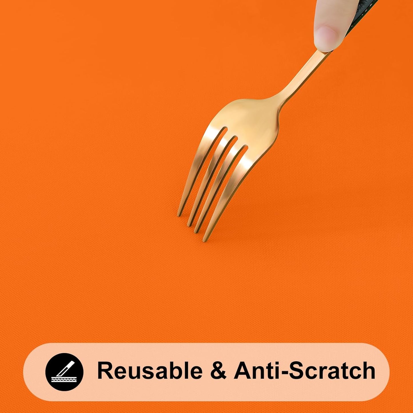 Smiry Rectangle Tablecloth, Elastic Fitted Flannel Backed Vinyl Tablecloths for 8ft Folding Tables, Waterproof Wipeable Table Covers for Indoor, Outdoor, Picnic and Camping (Orange, 30"x96")