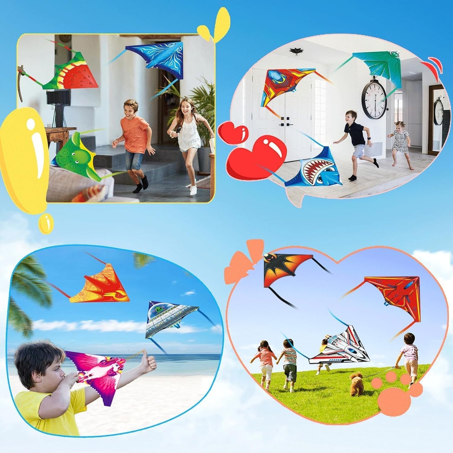 Mini Kites for Kids,Finger Launcher Kites Easy to Fly,Party Favors for Kids 4-8-12 Outdoor Toys Beach Games,Treasure Box Toys for Classroom Prizes Mini Kite Bulk