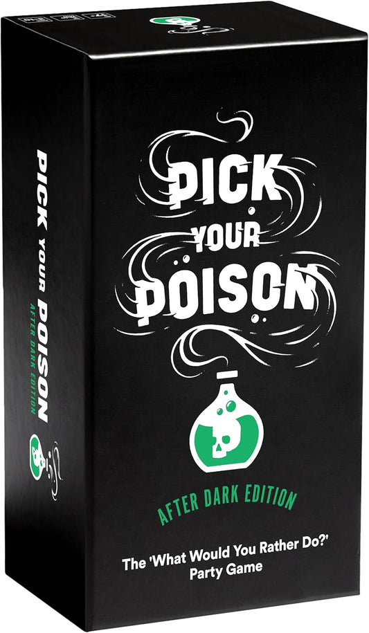 Pick Your Poison After Dark Party Game - The “What Would You Rather Do?” Adult Card Game for College Students, Halloween Party Game and Board Games Night with Your Friends