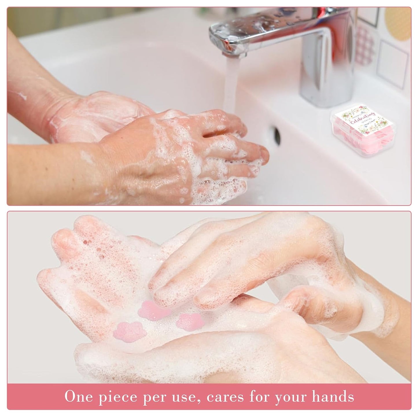 Love Is In Bloom Bridal Shower Decorations - 24 Pcs Wildflower Baby in Bloom Baby Shower Favors, Floral Pink Soap Favors Gifts for Guests, Wedding Engagement Decorations Party Supplies