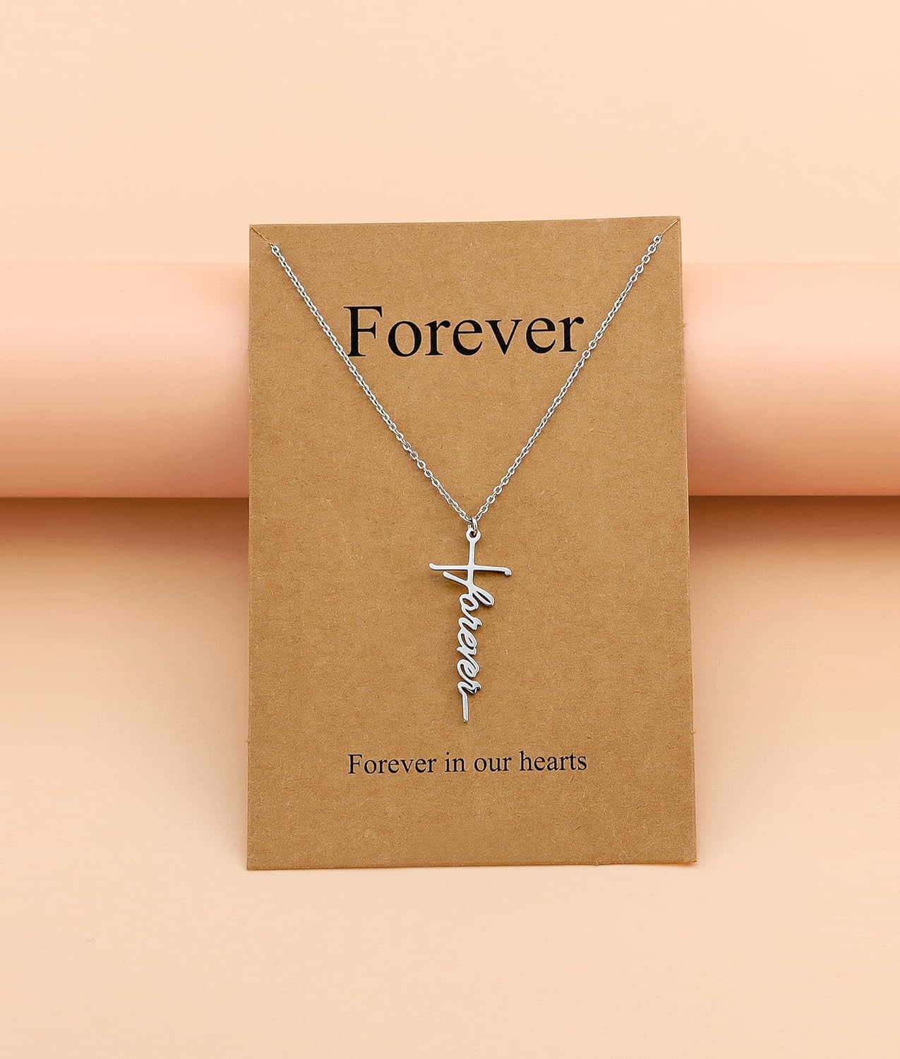 Lcherry Faith Cross Pendant Necklace for Women Religious Christian Jewelry Mother's Day Gifts for Women