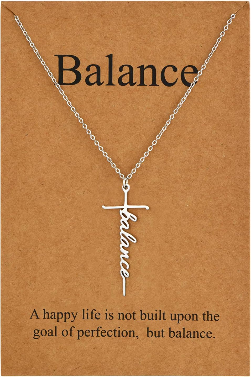 Lcherry Faith Cross Pendant Necklace for Women Religious Christian Jewelry Mother's Day Gifts for Women