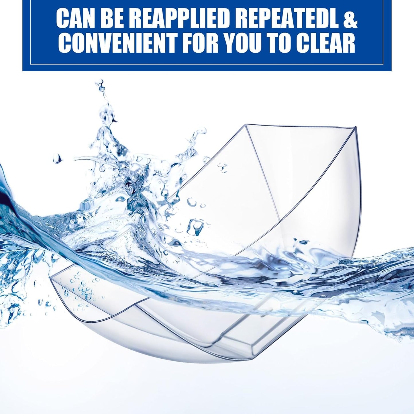 Tanlade 50 Pcs Square Plastic Serving Bowls Disposable Snack Salad Bowl Small Party Candy Bar Containers Taco Bar Serving Dishes for Buffet Chips Fruit(Clear,8 oz)