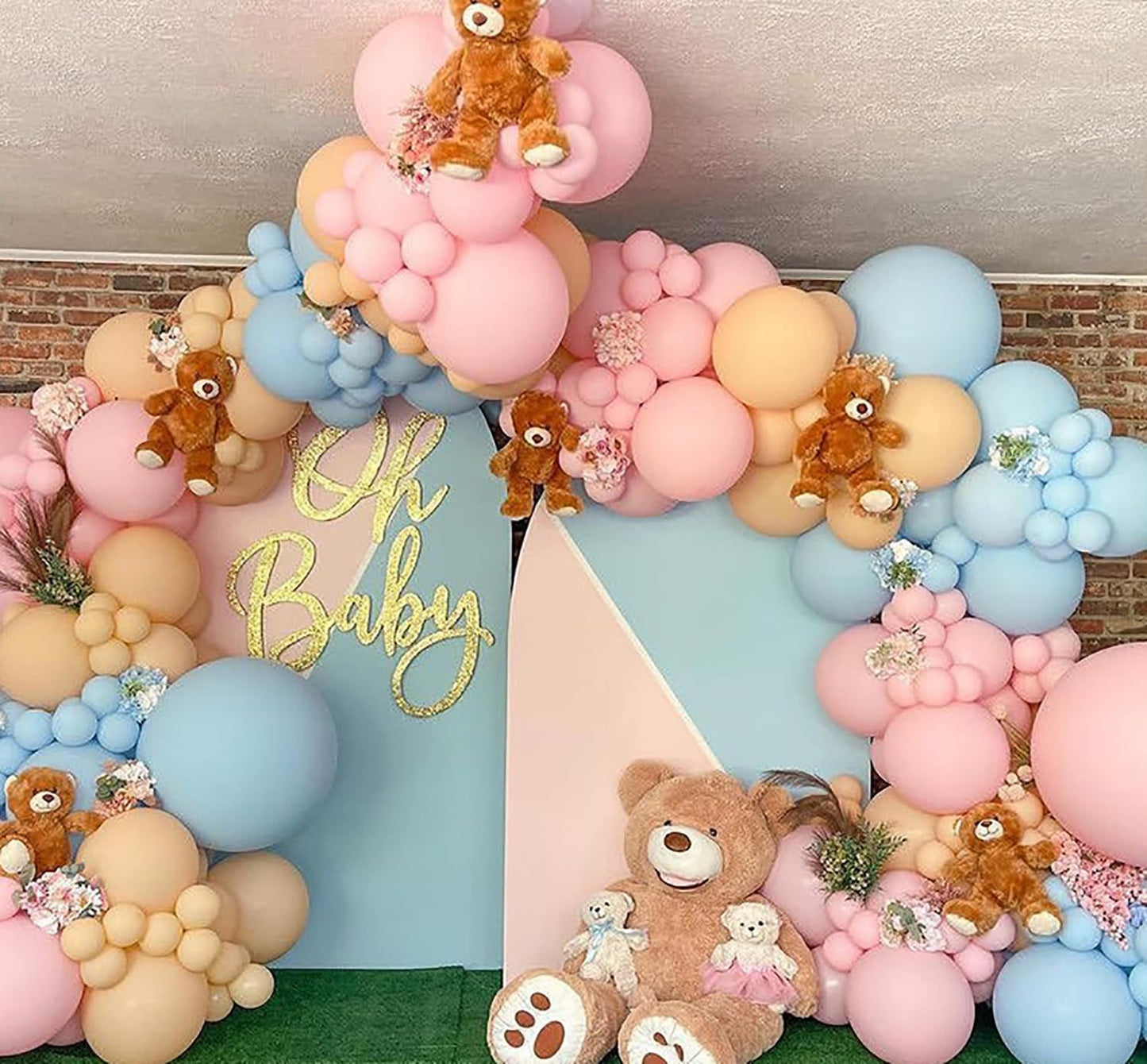 KALOR 12 Inch Pastel Orange Balloons, 50 Pcs Latex Helium Macaron Balloons for Kid's Birthday Party, Baby Shower, Wedding, Graduate Party Decorations