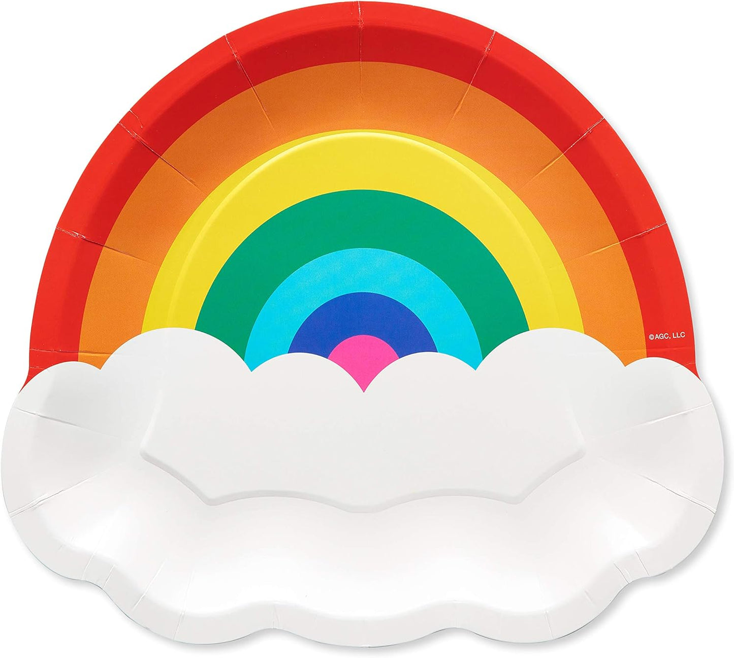 American Greetings Rainbow Party Supplies, Dinner Plates (36-Count)