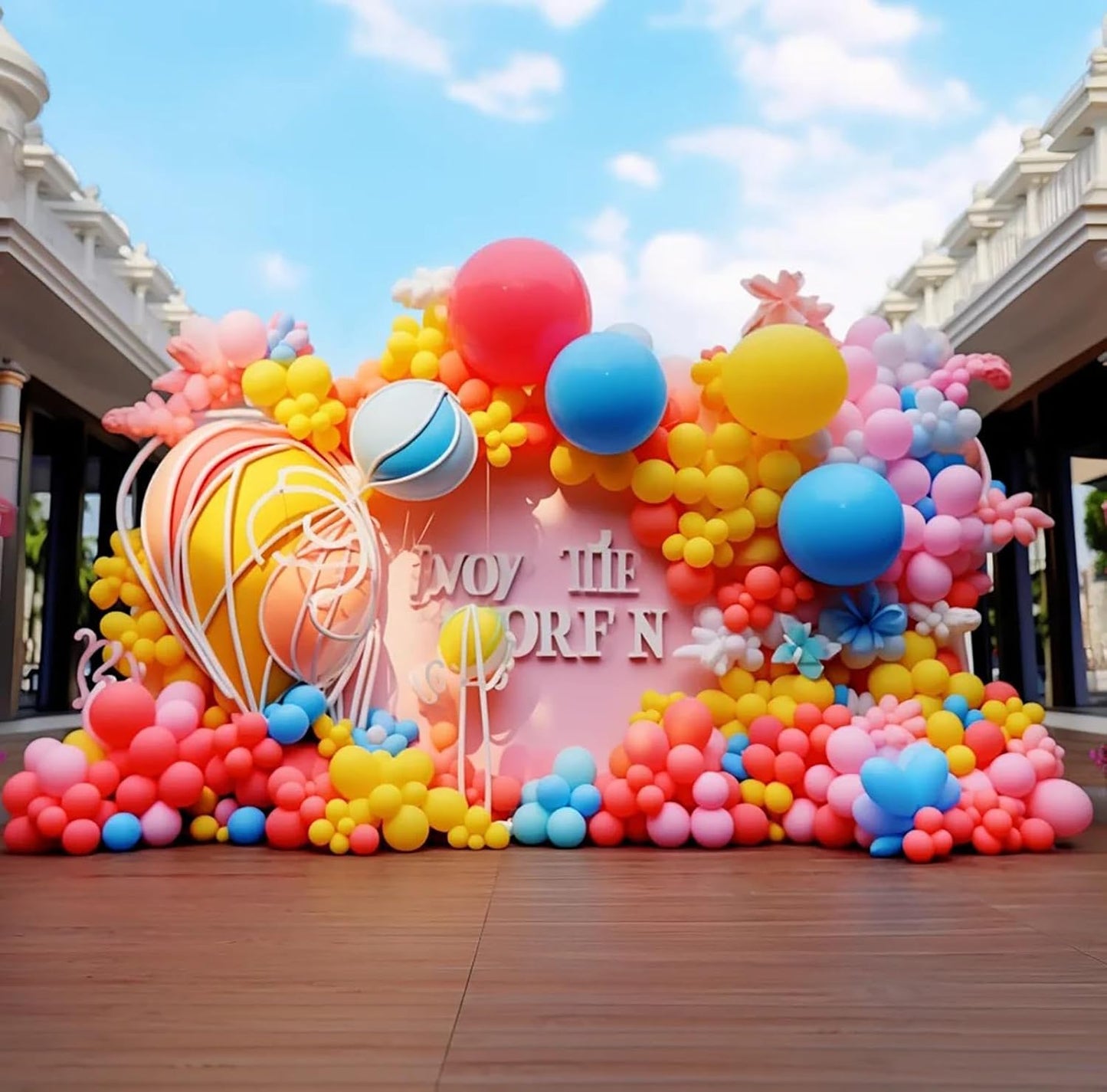 KALOR 12 Inch Orange Balloons, 50 Pcs Latex Helium Balloons for Kid's Birthday Party, Baby Shower, Wedding, Graduate Party Decorations