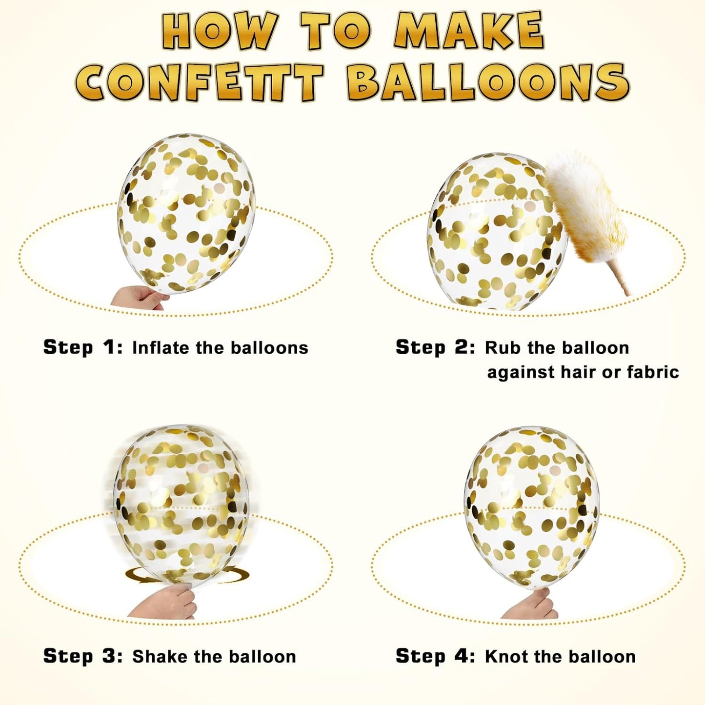 Black and Gold Balloons,75PCS Gold and Black Balloons,12in and 5in Black Gold Latex Party Balloons for Birthday, New Years, Wedding, Graduation Decorations