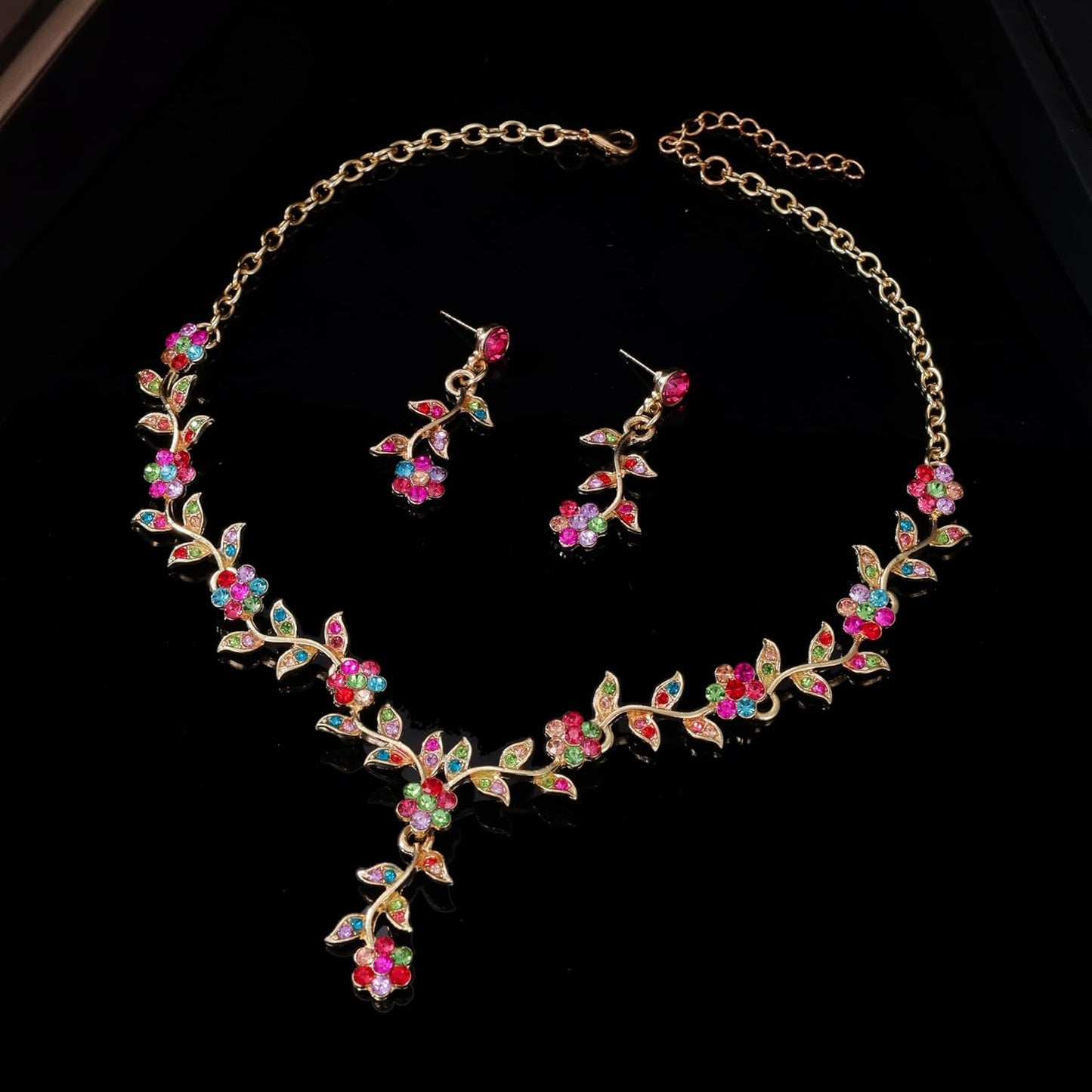 Kamirola Tiaras and Crowns for Women,Tiaras Earrings Necklace, Crystal Bridal Jewelry Set, Costume Party Halloween Prom Pageant Jewelry for Women(TR45)