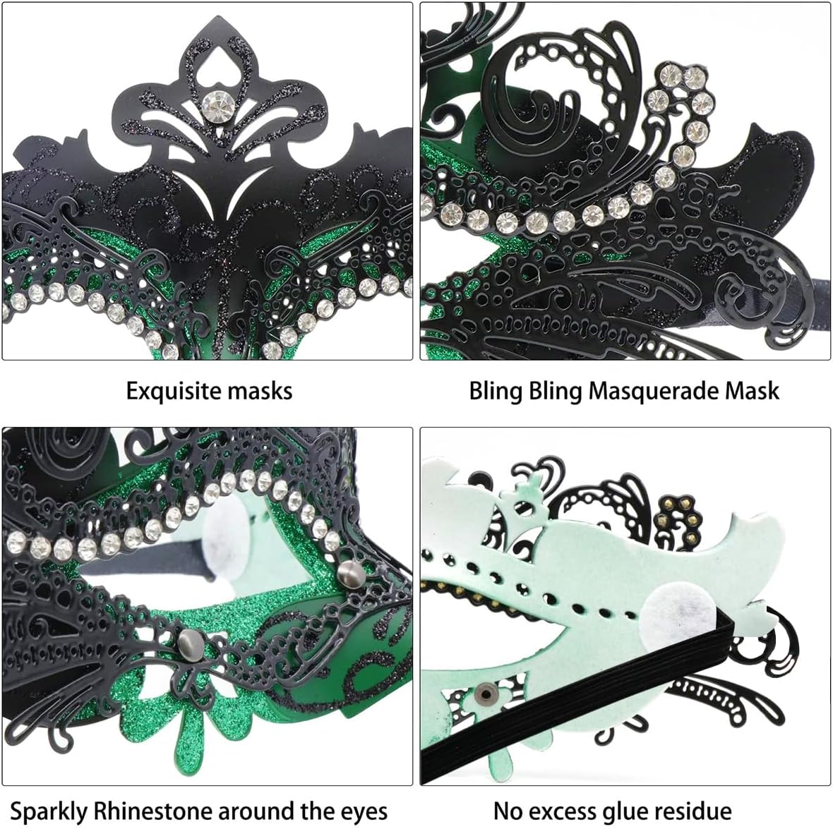 Coddsmz Masquerade Mask Venetian Masks Mardi Gras Mask Prom Ball Costume Mask Wedding Halloween Christmas Party Mask